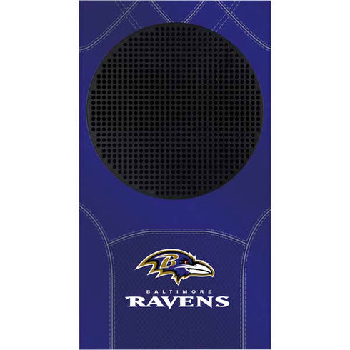 NFL Baltimore Ravens Team Jersey Xbox Series S Console Skin